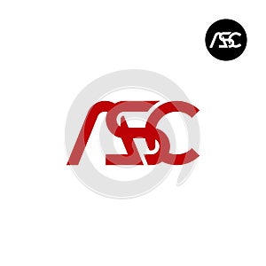 Letter ASC Monogram Logo Design