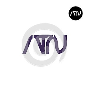Letter ATN Monogram Logo Design