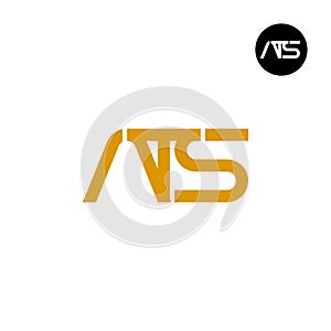 Letter ATS Monogram Logo Design photo