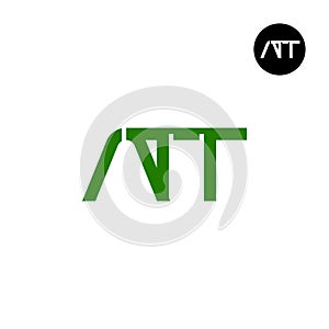 Letter ATT Monogram Logo Design photo