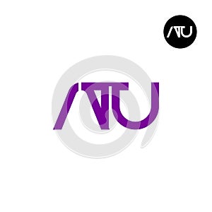 Letter ATU Monogram Logo Design