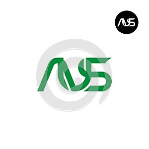 Letter AUS Monogram Logo Design