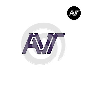 Letter AVT Monogram Logo Design