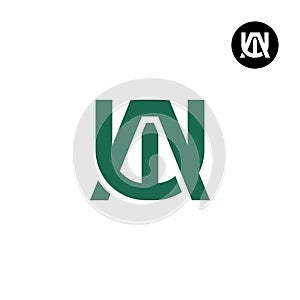 Letter AW WA Monogram Logo Design