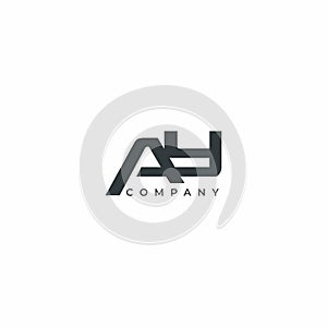 Letter AY Modern Company Logo Design Vector Template