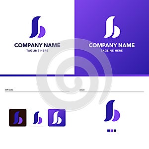 Letter B logo design. App. Universal Premium creative type of business logo. Graphic universal minimal symbol for technology