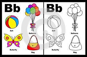 Letter B worksheet