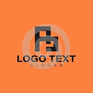 letter ba logo graphic design