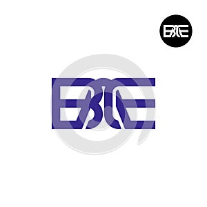 Letter BAE Monogram Logo Design photo
