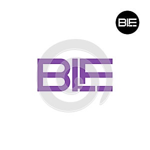 Letter BLE Monogram Logo Design photo