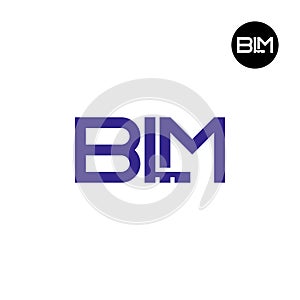 Letter BLM Monogram Logo Design photo