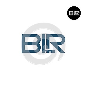 Letter BLR Monogram Logo Design