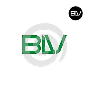 Letter BLV Monogram Logo Design