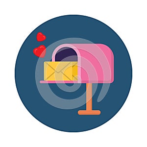 Letter Box vector icon Which Can Easily Modify Or Edit