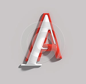 A Letter Branding Identity Corporate 3D Render Company Letter Logo