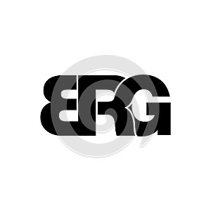 Letter BRG simple monogram logo icon design.