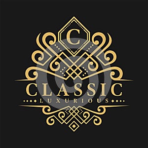 Letter C Logo - Classic Luxurious Style Logo Template