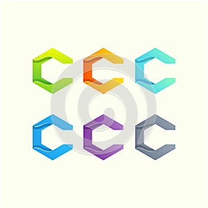 Letter c logo design ready to use for your company