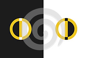 Letter C, O, and D combine unique logo vector illustration. CID letter mark logo template