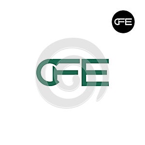 Letter CFE Monogram Logo Design photo
