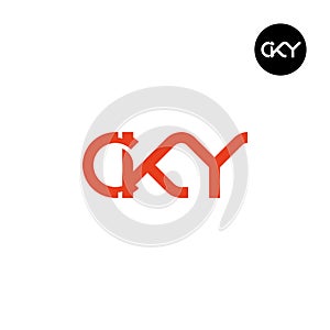 Letter CKY Monogram Logo Design