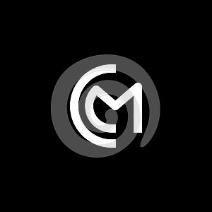 Letter CM Logo, CM Monogram, Initial CM Logo, CM Logo, icon, vector