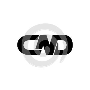 Letter CND simple monogram logo icon design.