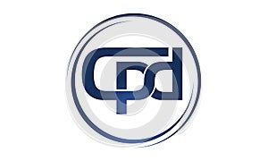 Letter CPD Logo Design Template Vector photo