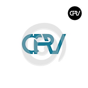 Letter CPV Monogram Logo Design photo