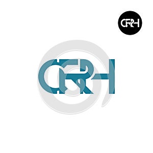 Letter CRH Monogram Logo Design photo