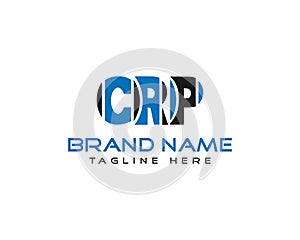 Letter CRP abstract logo icon design.