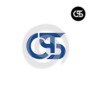 Letter CTS CST Monogram Logo Design