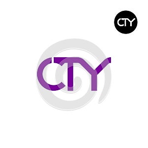 Letter CTY Monogram Logo Design