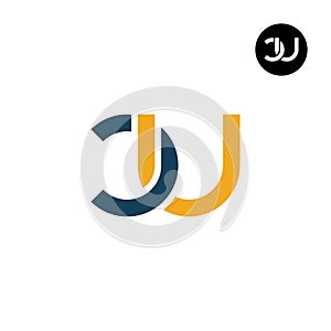 Letter CU Monogram Logo Design