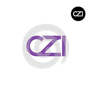 Letter CZI Monogram Logo Design