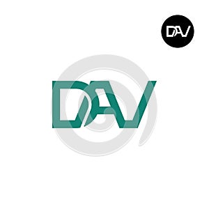Letter DAV Monogram Logo Design