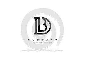 Letter DB or BD Logo Design