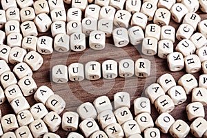 Letter dices word - author