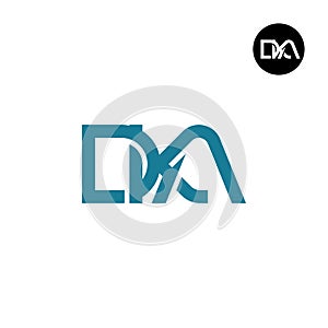 Letter DKA Monogram Logo Design