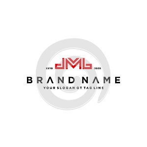 letter DMB logo design concept vector