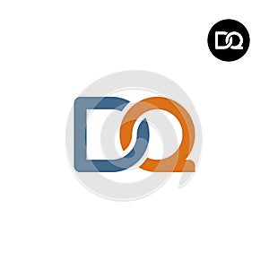 Letter DQ Monogram Logo Design photo