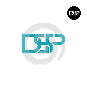 Letter DSP Monogram Logo Design