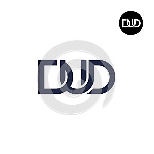 Letter DUD Monogram Logo Design