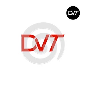 Letter DVT Monogram Logo Design