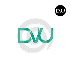 Letter DVU Monogram Logo Design