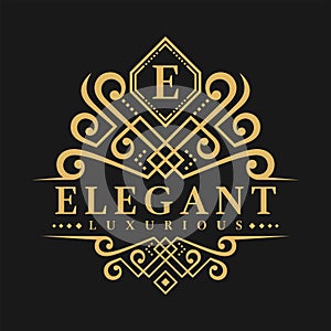 Letter E Logo - Classic Luxurious Style Logo Template