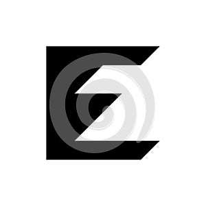 Letter E logo