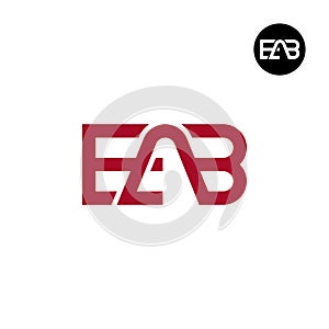 Letter EAB Monogram Logo Design