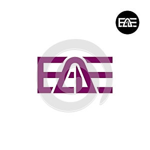 Letter EAE Monogram Logo Design