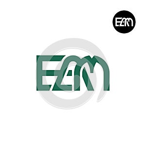 Letter EAM Monogram Logo Design